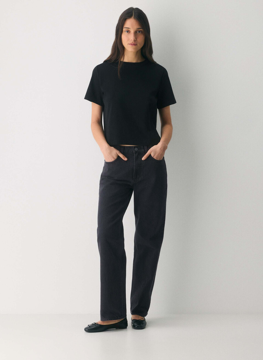 denim forum the 90s iggy lo-rise baggy jean black eyeliner