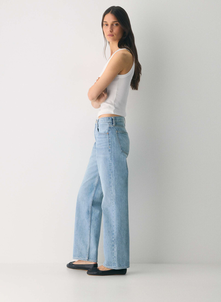 denim forum the 90s iggy lo-rise baggy jean 7 yrs bleu taboo