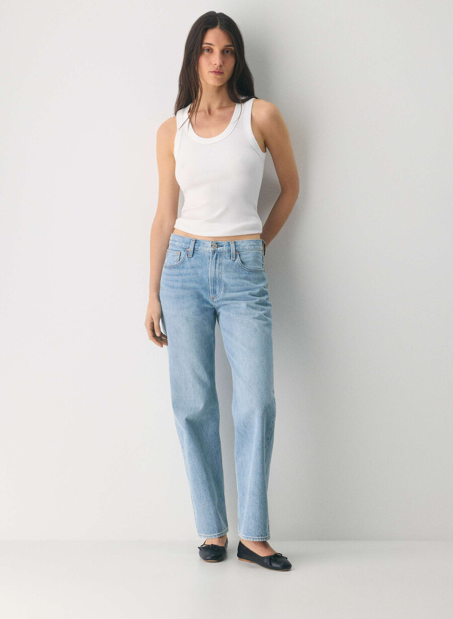 denim forum the 90s iggy lo-rise baggy jean 7 yrs bleu taboo