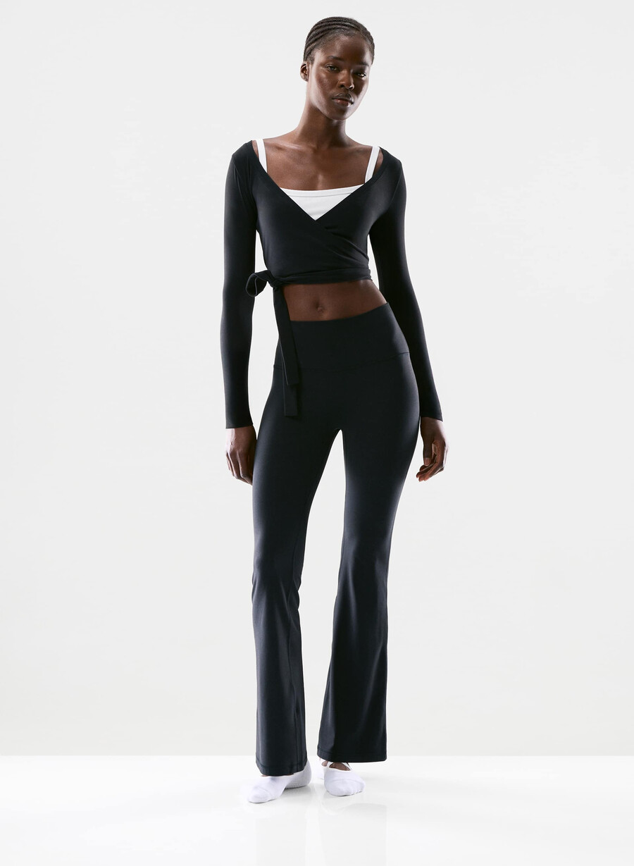 butter cheeky infinite hi flare 30 legging black