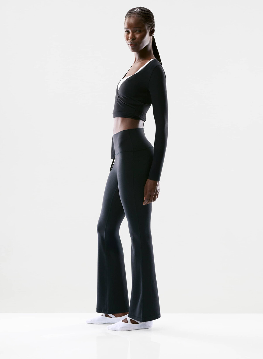 butter cheeky infinite hi flare 30 legging black
