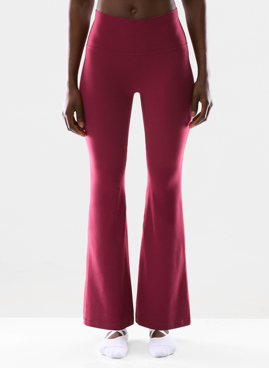 butter cheeky infinite hi flare 30 legging juicy rose