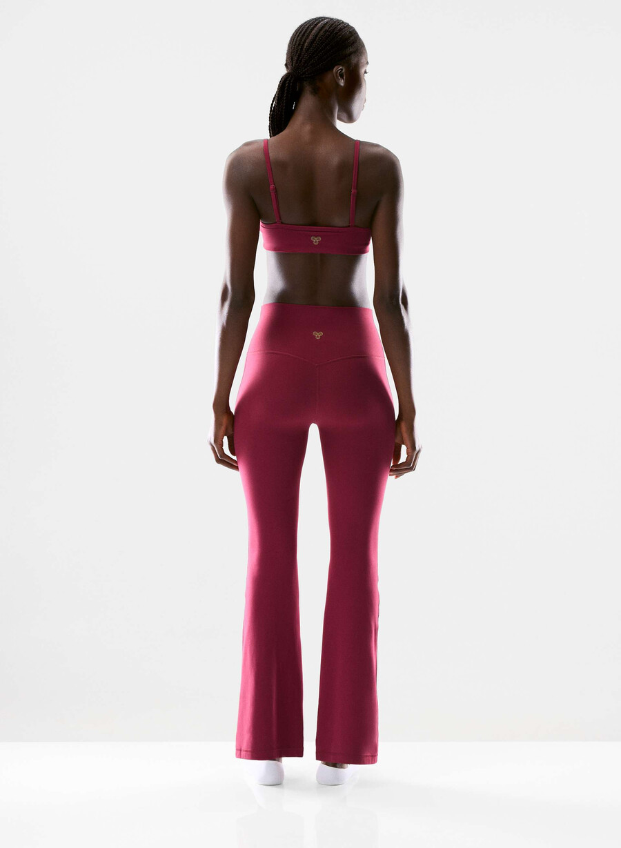 butter cheeky infinite hi flare 30 legging juicy rose