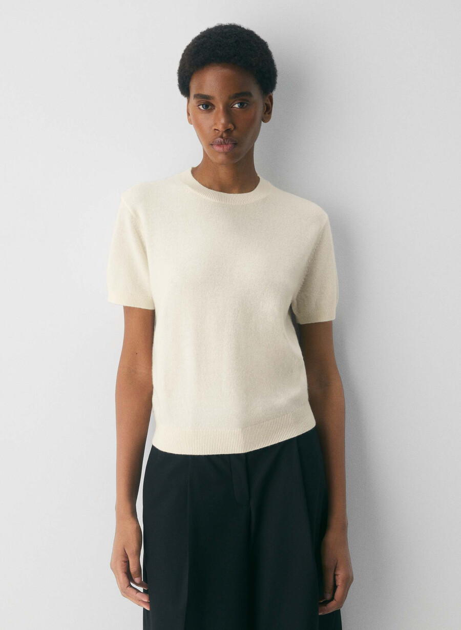 bare cashmere bloor sweater light birch