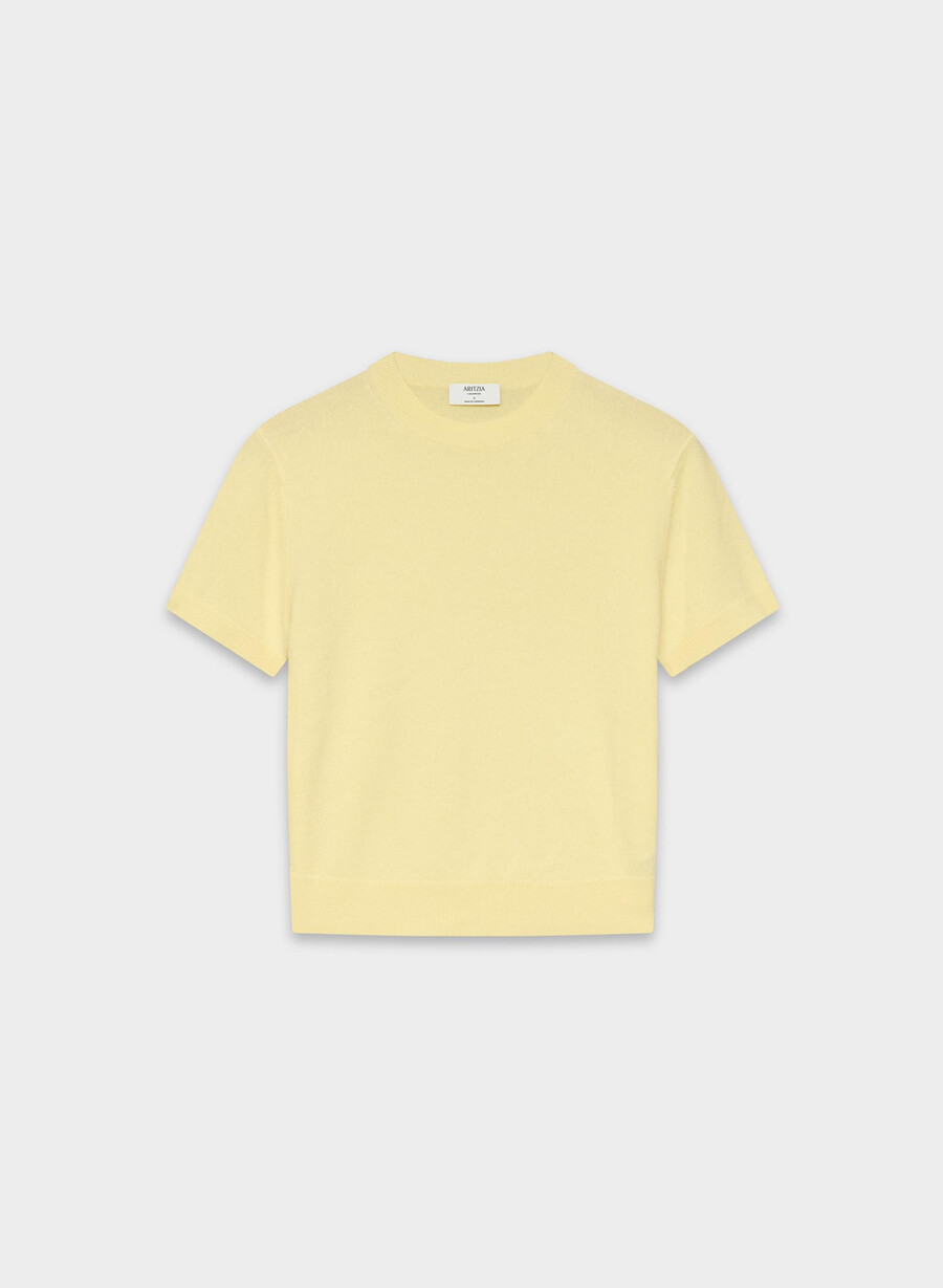bare cashmere bloor sweater lemonade