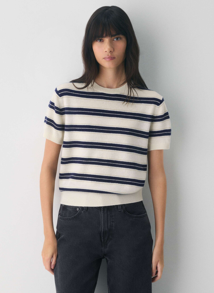 bare cashmere bloor sweater lt birch admiral
