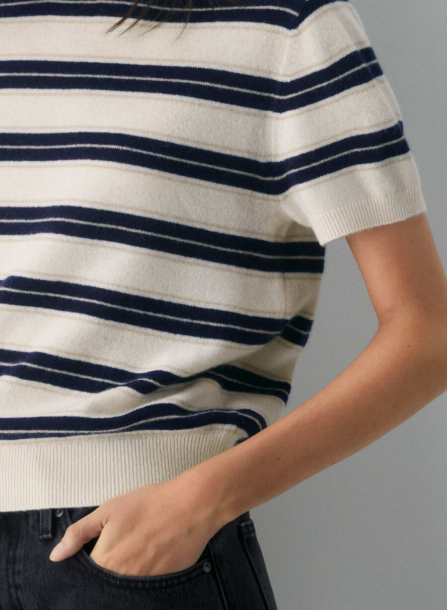 bare cashmere bloor sweater lt birch admiral
