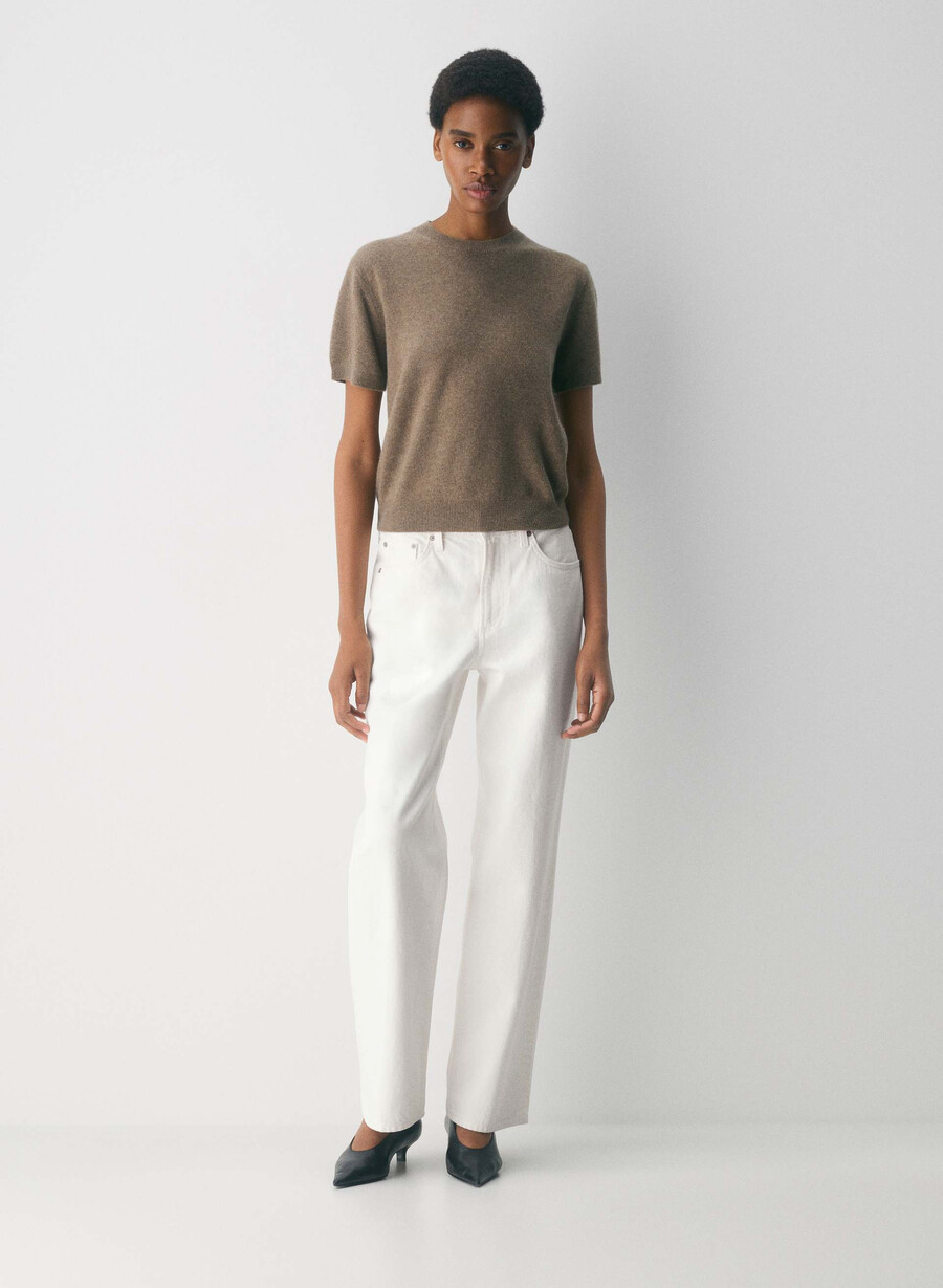 bare cashmere bloor sweater heather folio brown
