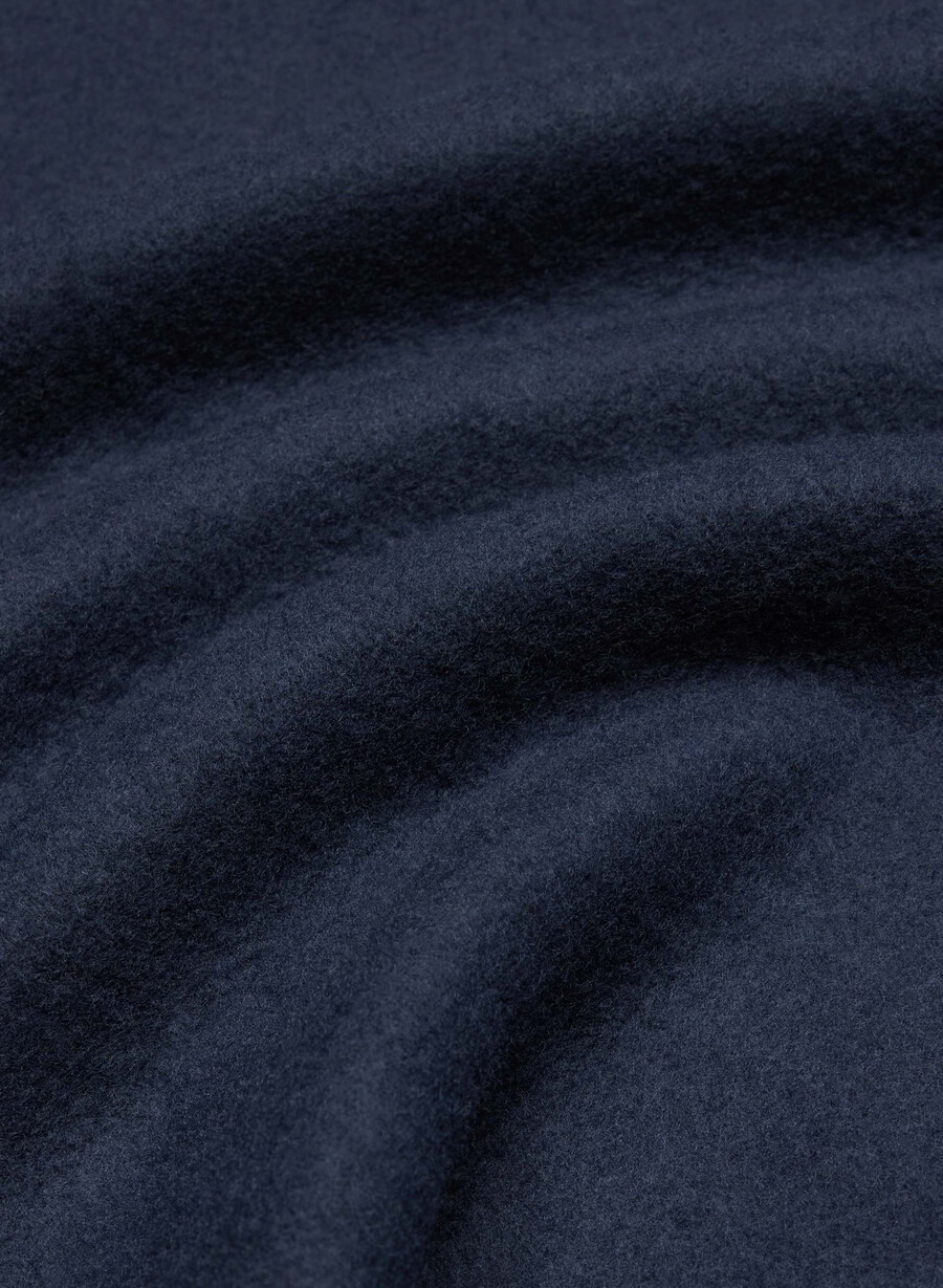 cozy sweatfleece bf off-shoulder sweatshirt admiral