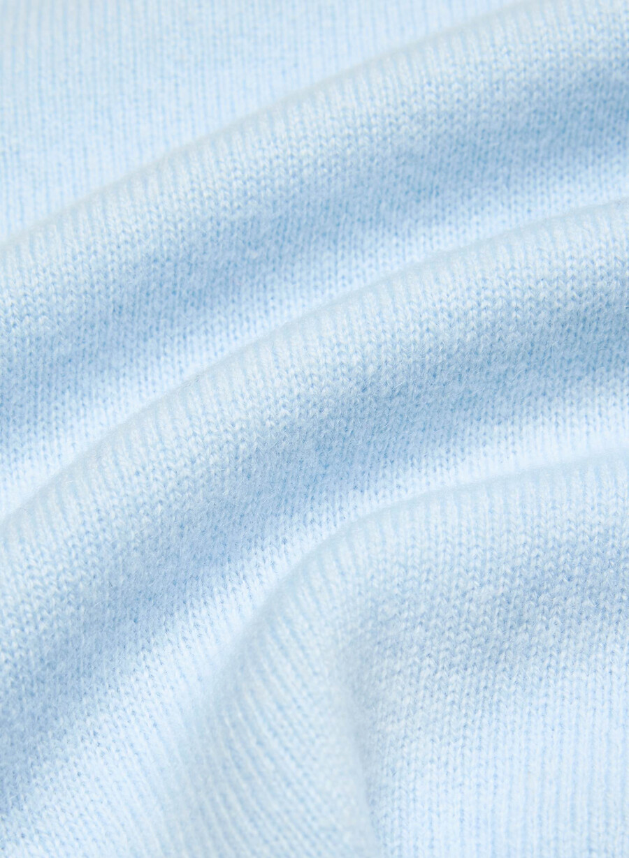 bare cashmere cellini polo sweater villa blue
