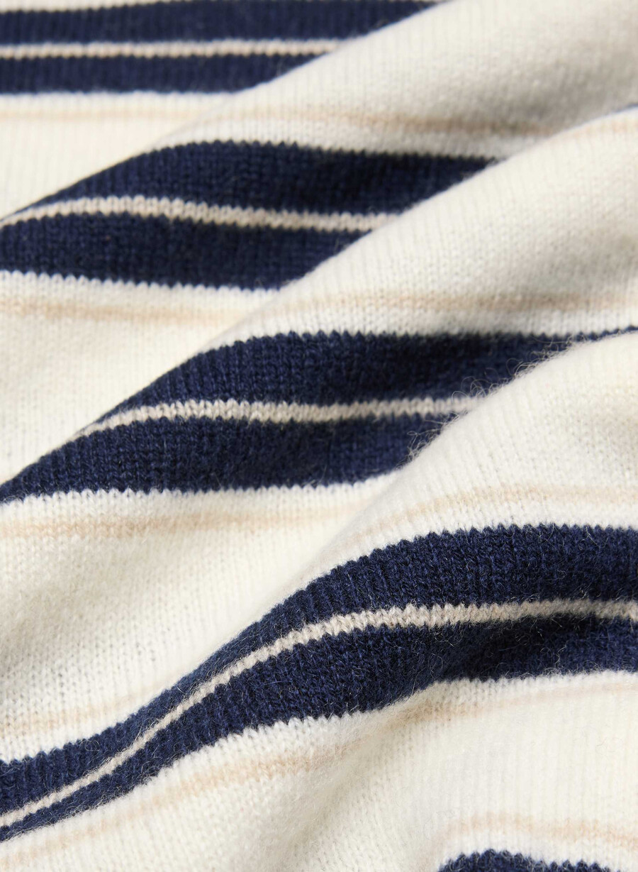 bare cashmere shortsleeve crew cardigan lt birch admiral
