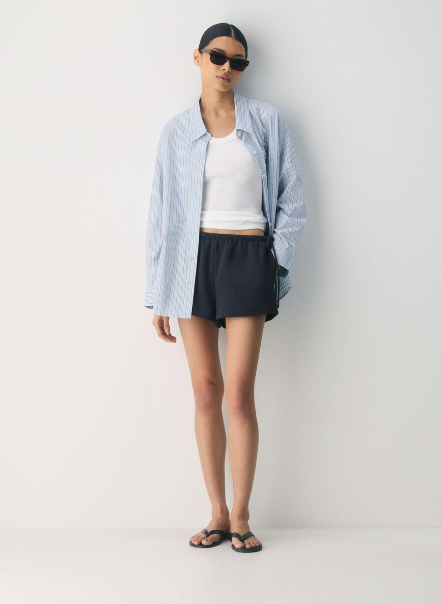 artisan short - crepette dark night navy