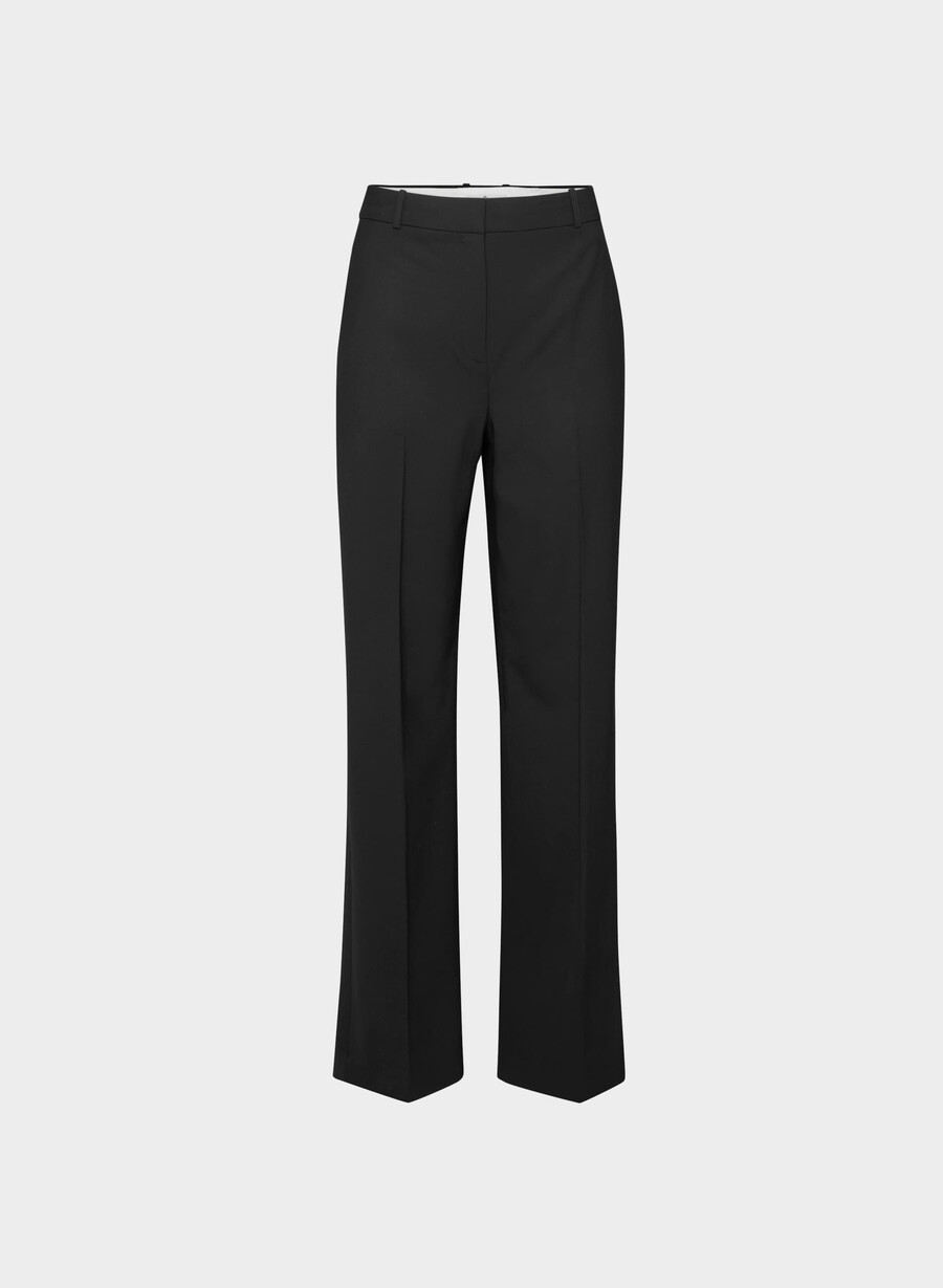 new agency wool pant black