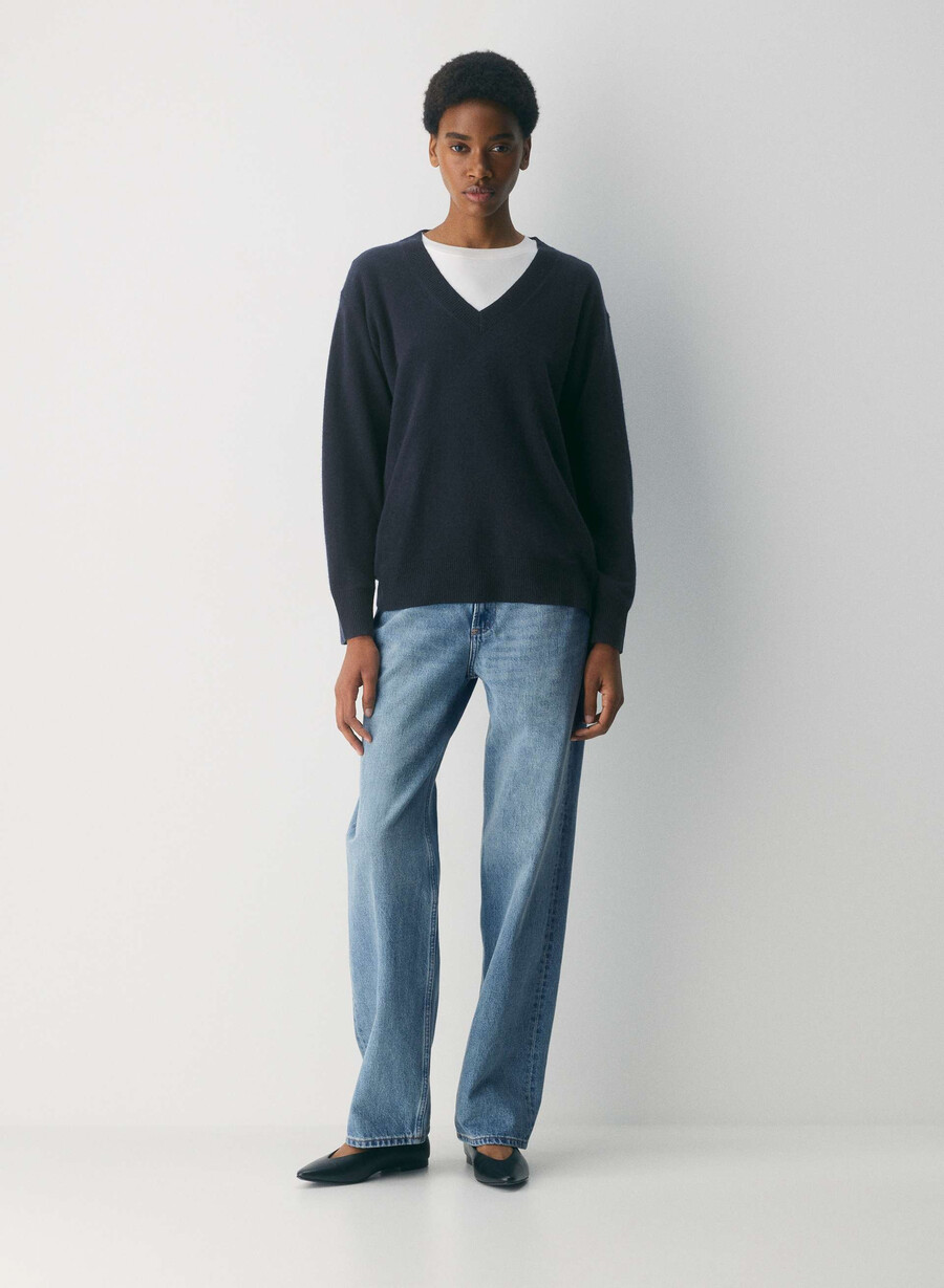 bare cashmere composition sweater light birch