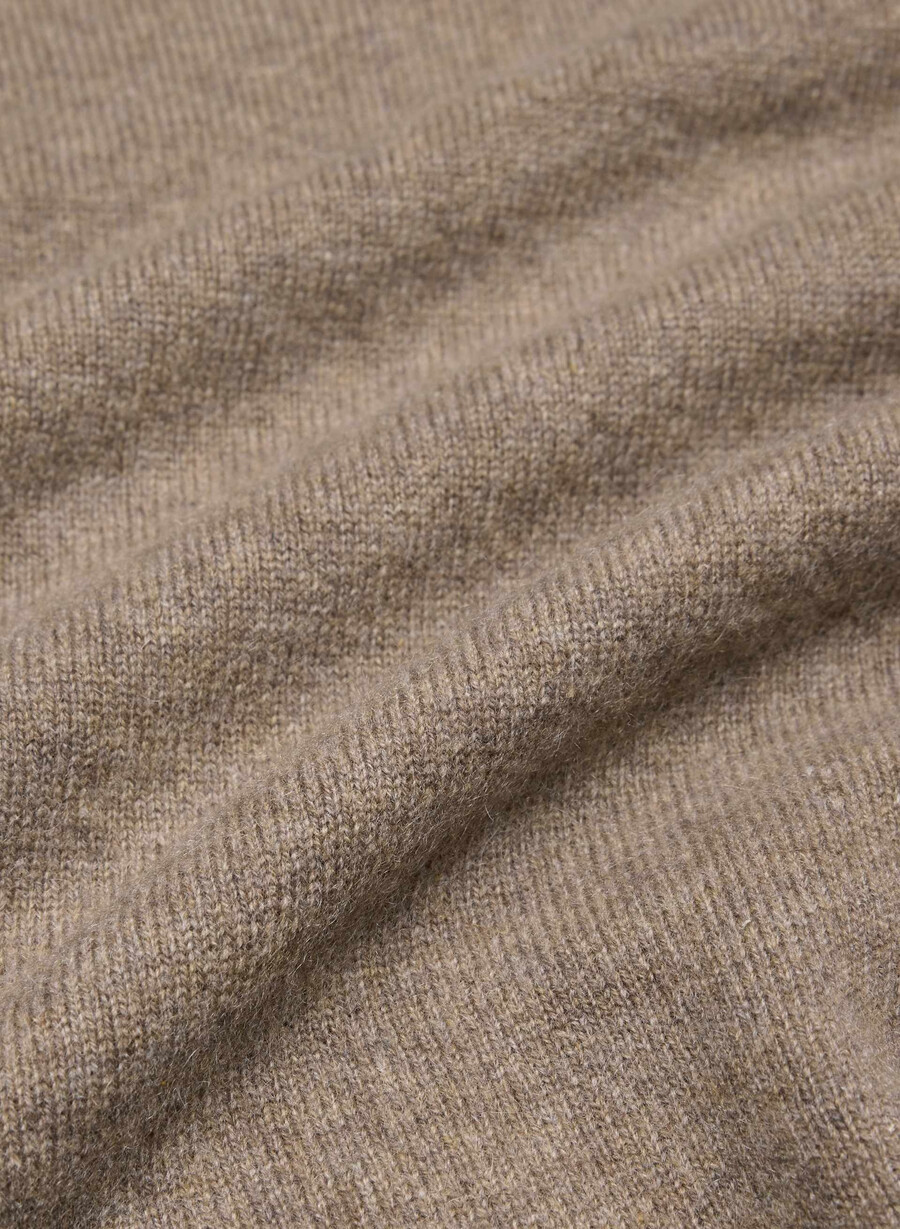 bare cashmere composition sweater heather folio brown