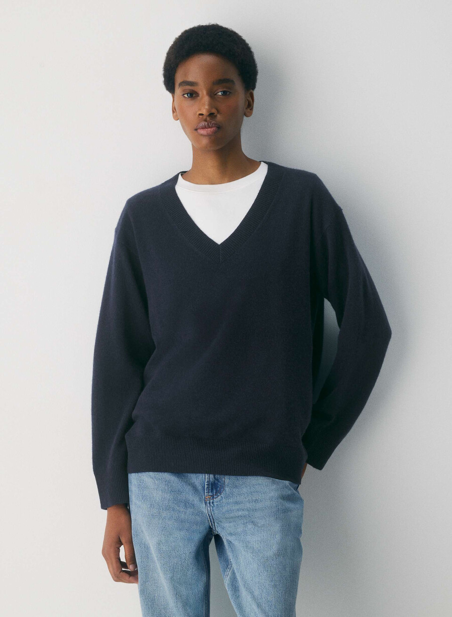 bare cashmere composition sweater heather folio brown