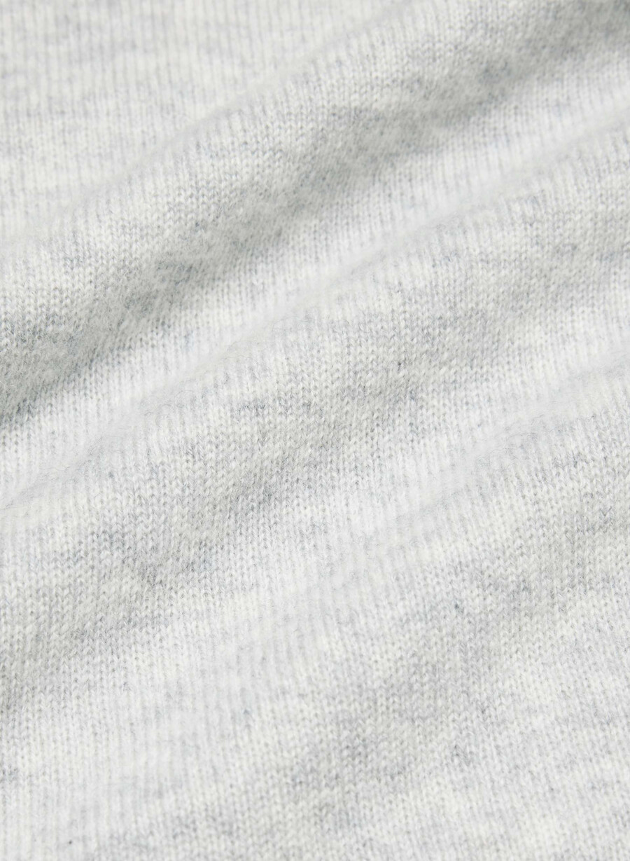 bare cashmere composition sweater heather chrome
