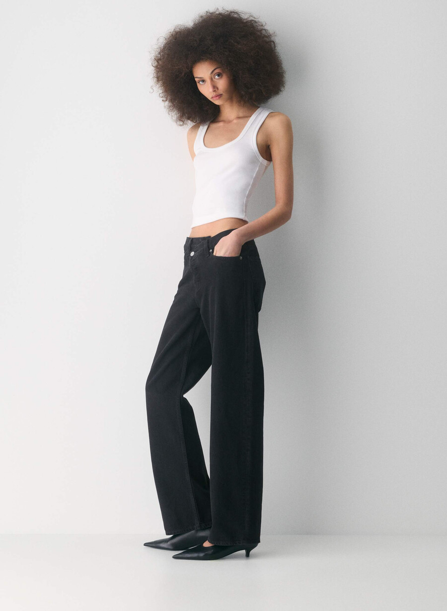 agolde arc criss cross jean phase