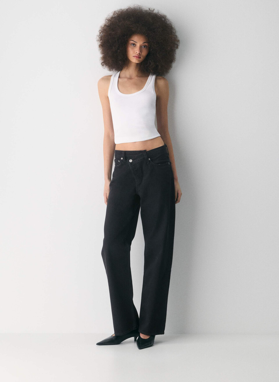 agolde arc criss cross jean phase