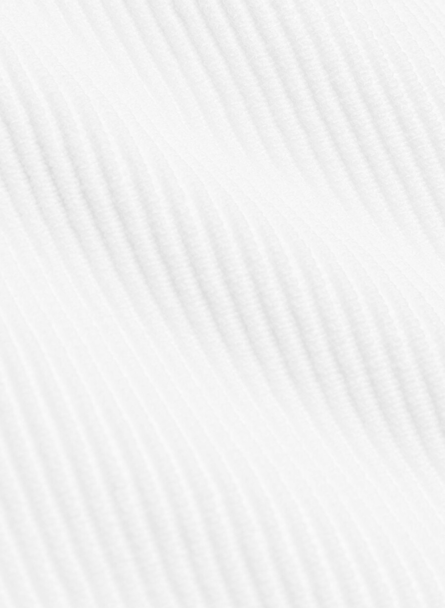sculpt knit squareneck cropped tank white