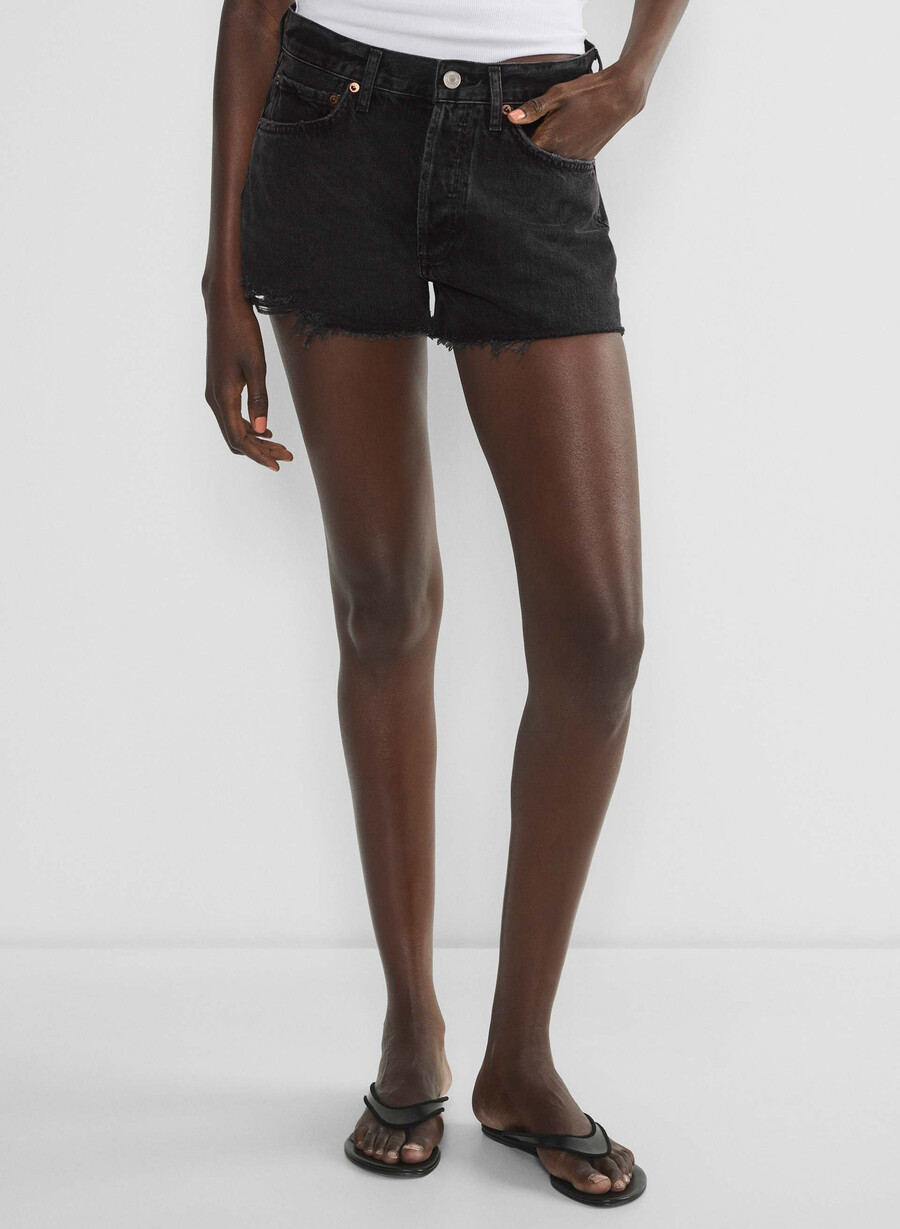 agolde parker jean short theme