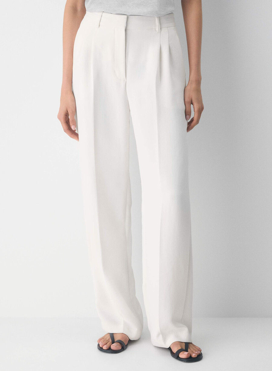the effortless pant - crepette light birch