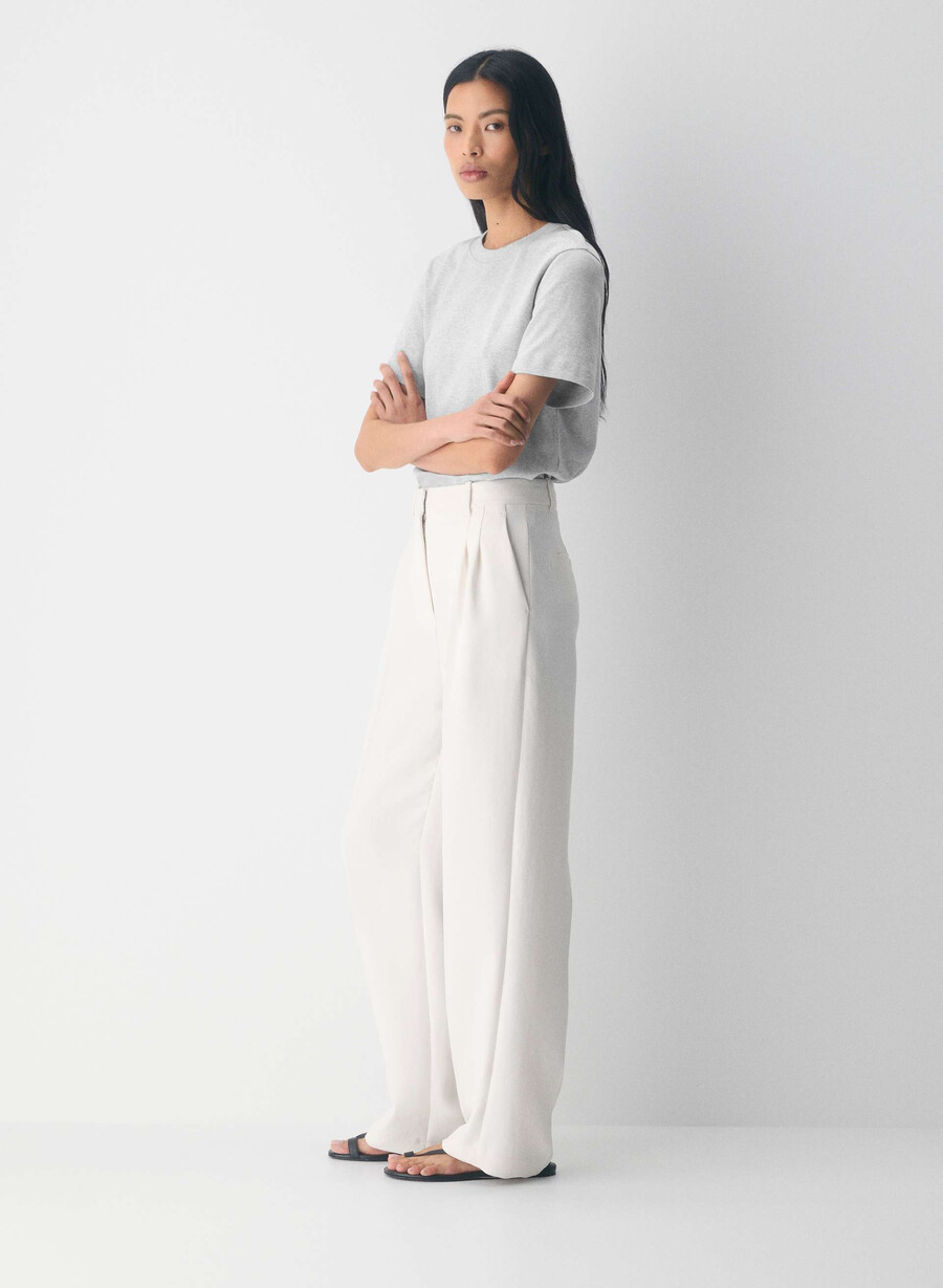the effortless pant - crepette light birch