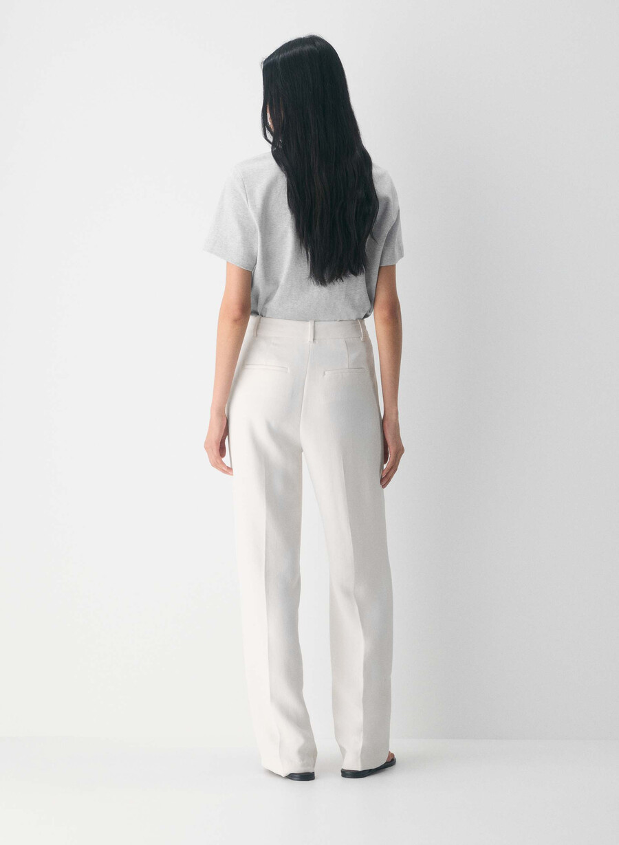 the effortless pant - crepette light birch