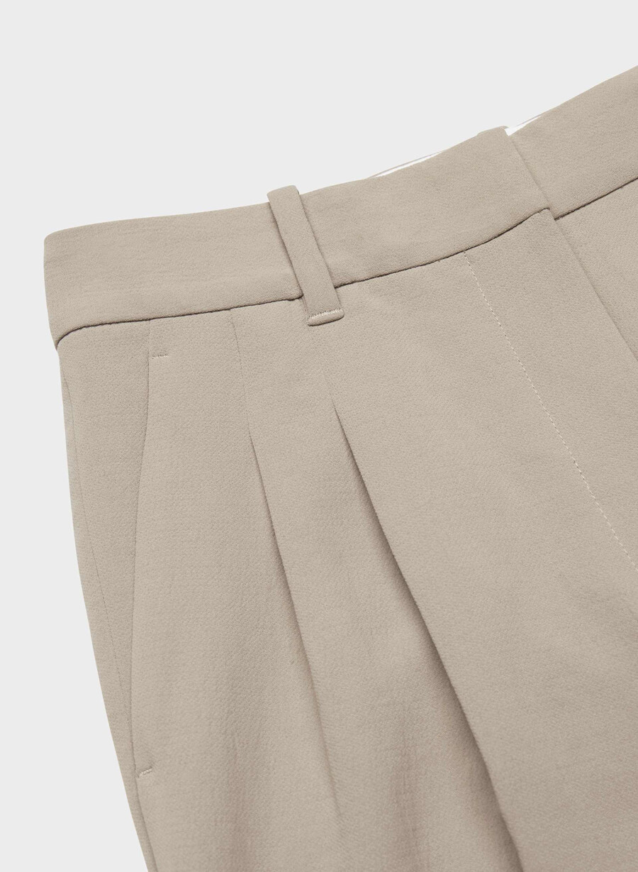 the effortless pant - crepette nomad taupe