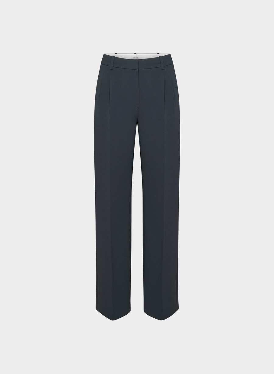 the effortless pant - crepette dark night navy