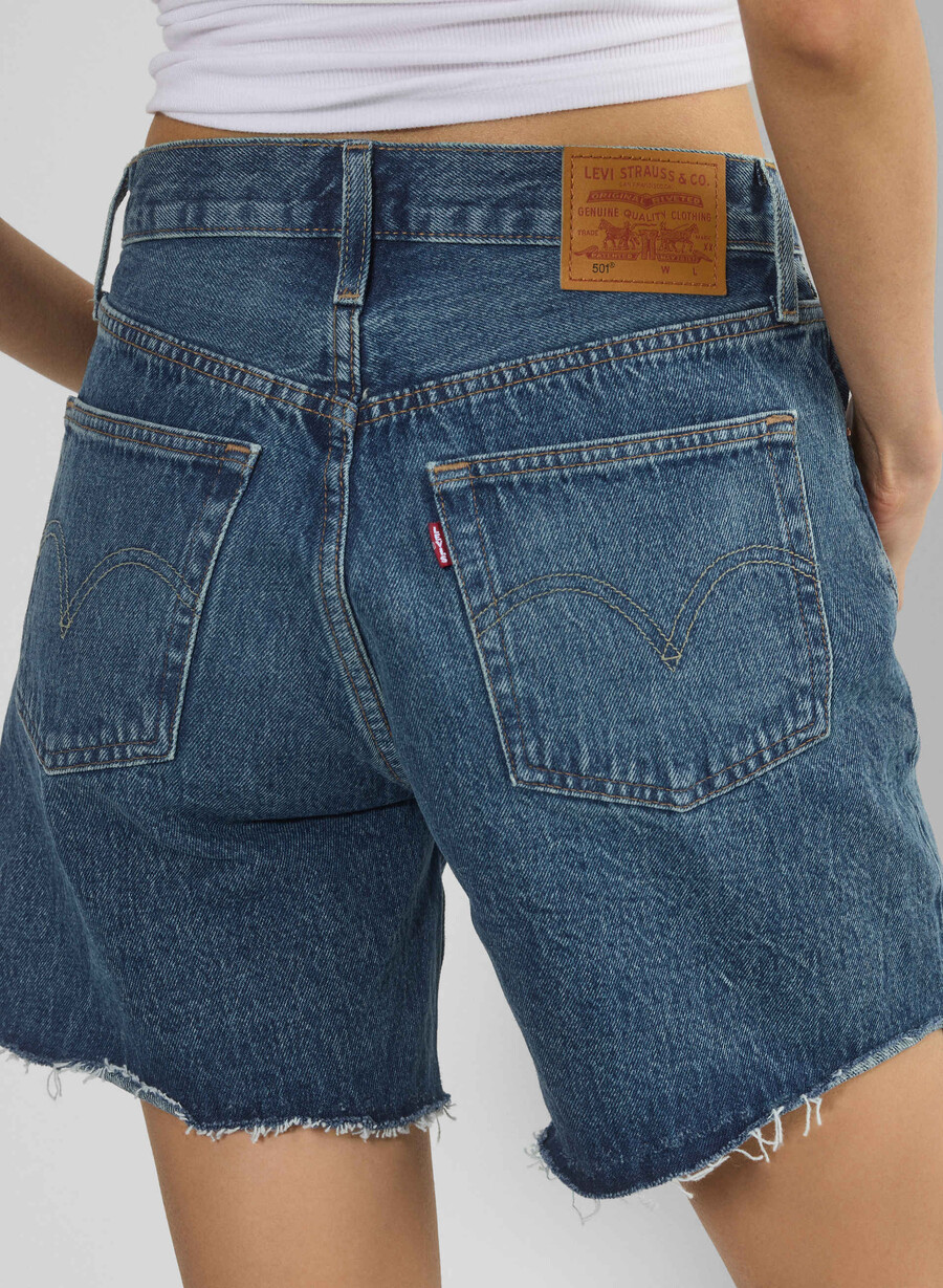 levis 501 mid thigh jean short resignation