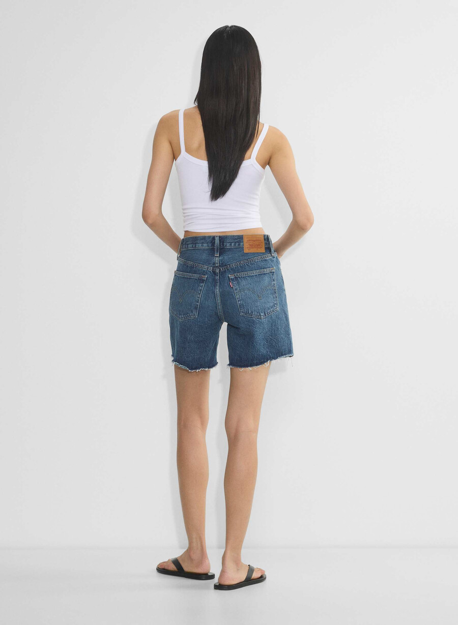 levis 501 mid thigh jean short resignation