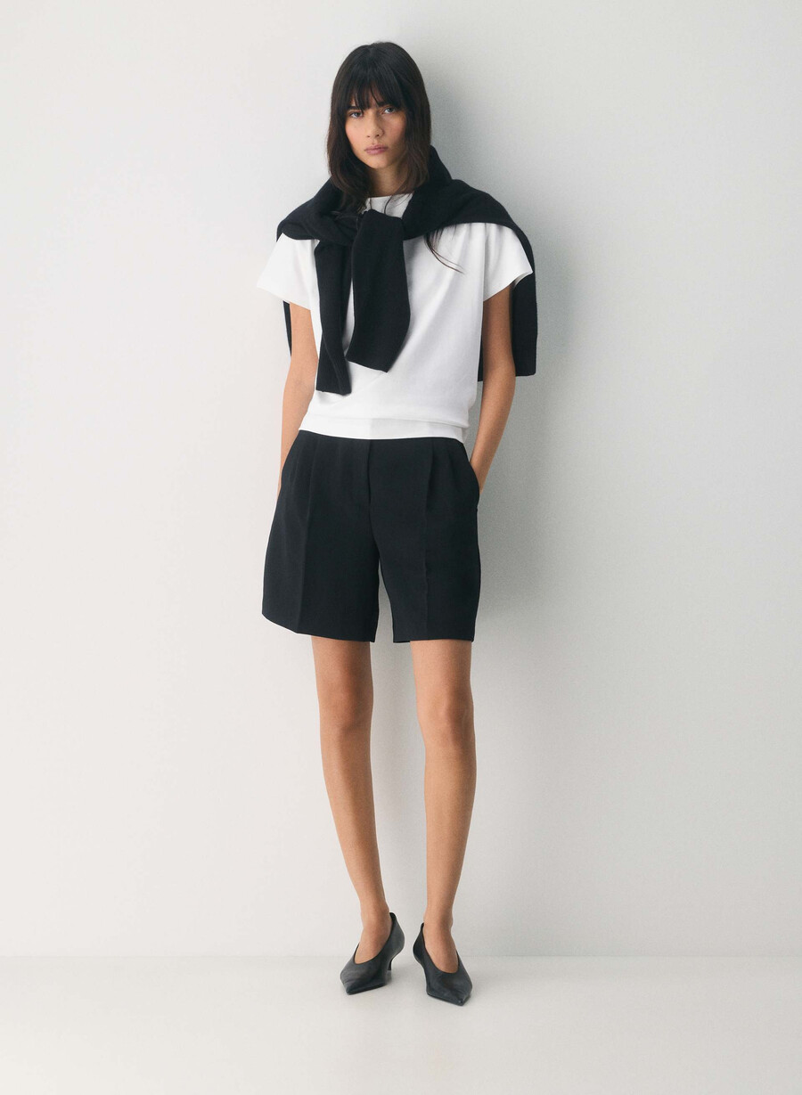 the effortless short long - crepette black