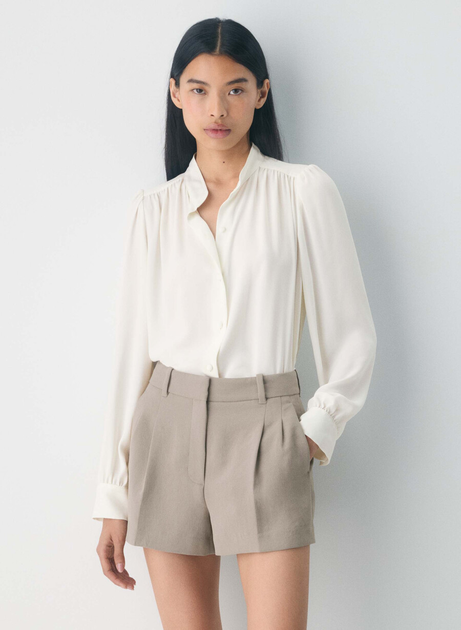 the effortless short mini - crepette nomad taupe