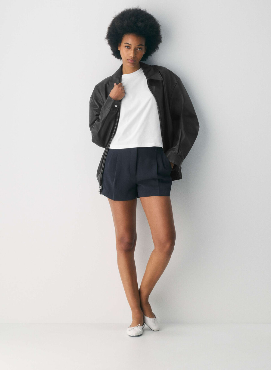 the effortless short mini - crepette dark night navy