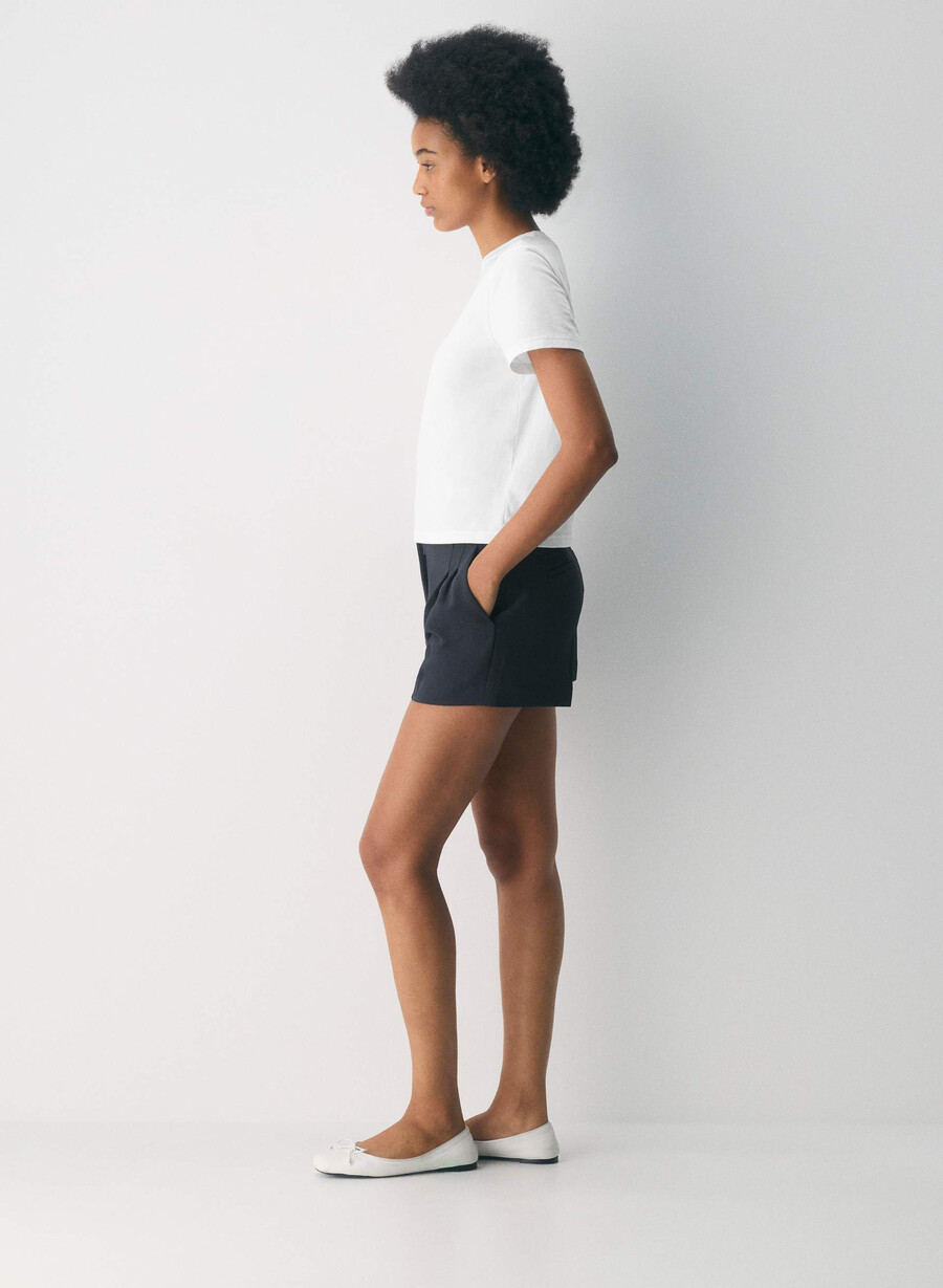 the effortless short mini - crepette dark night navy