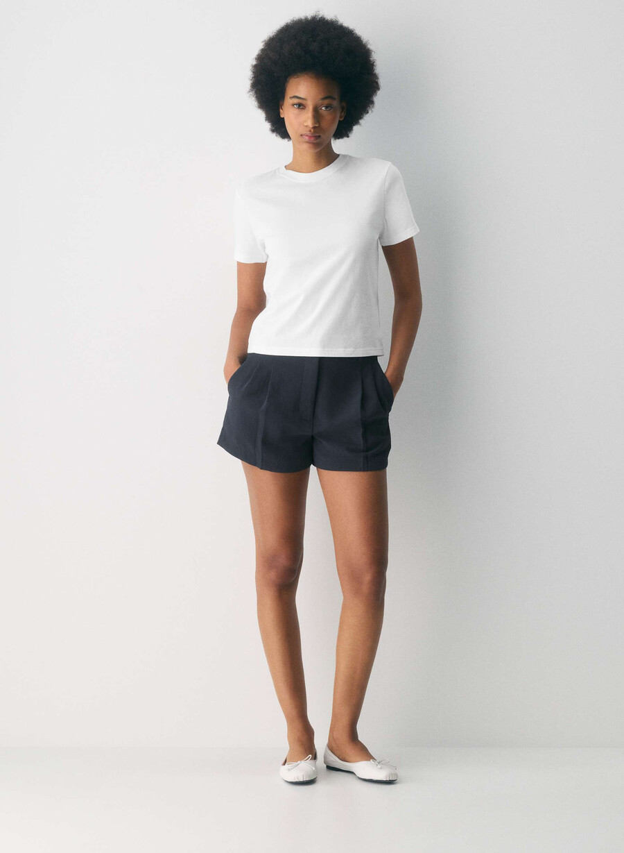 the effortless short mini - crepette dark night navy