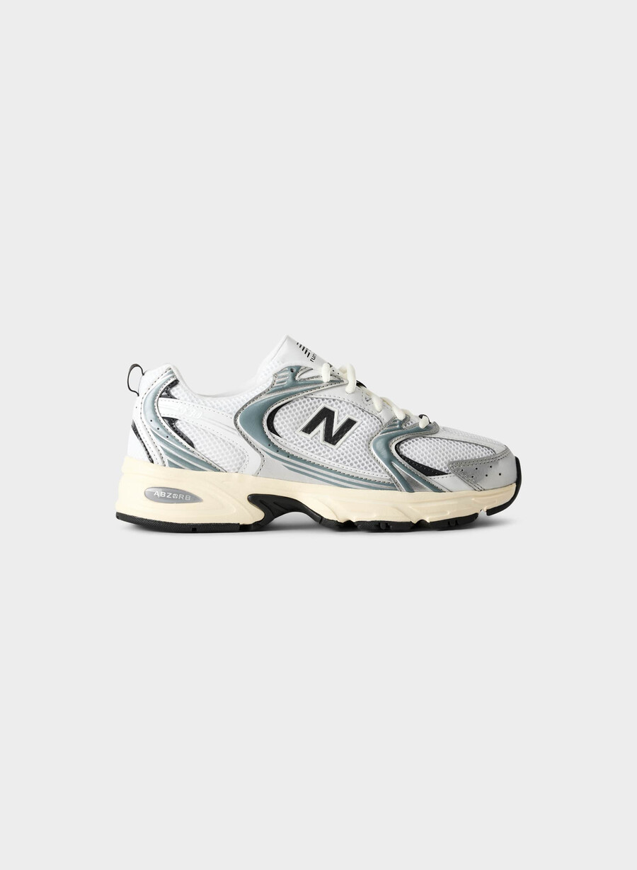 new balance 530 silver met blk cement