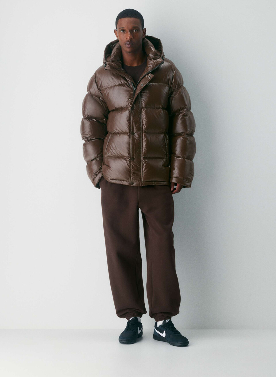 the super puff mens - hi-gloss rich mocha brown