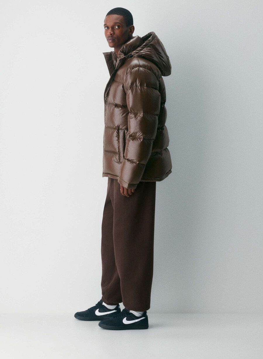the super puff mens - hi-gloss rich mocha brown