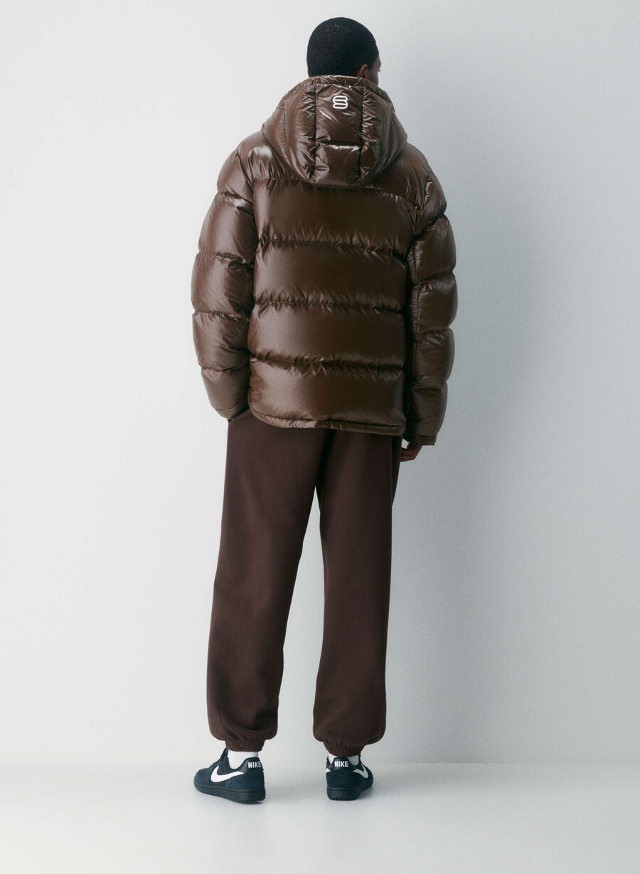 the super puff mens - hi-gloss rich mocha brown