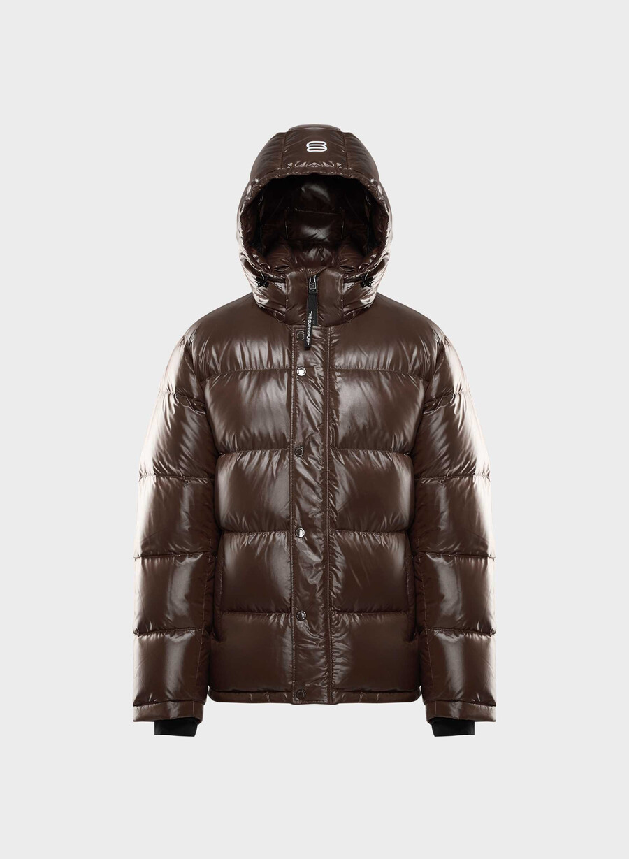 the super puff mens - hi-gloss rich mocha brown