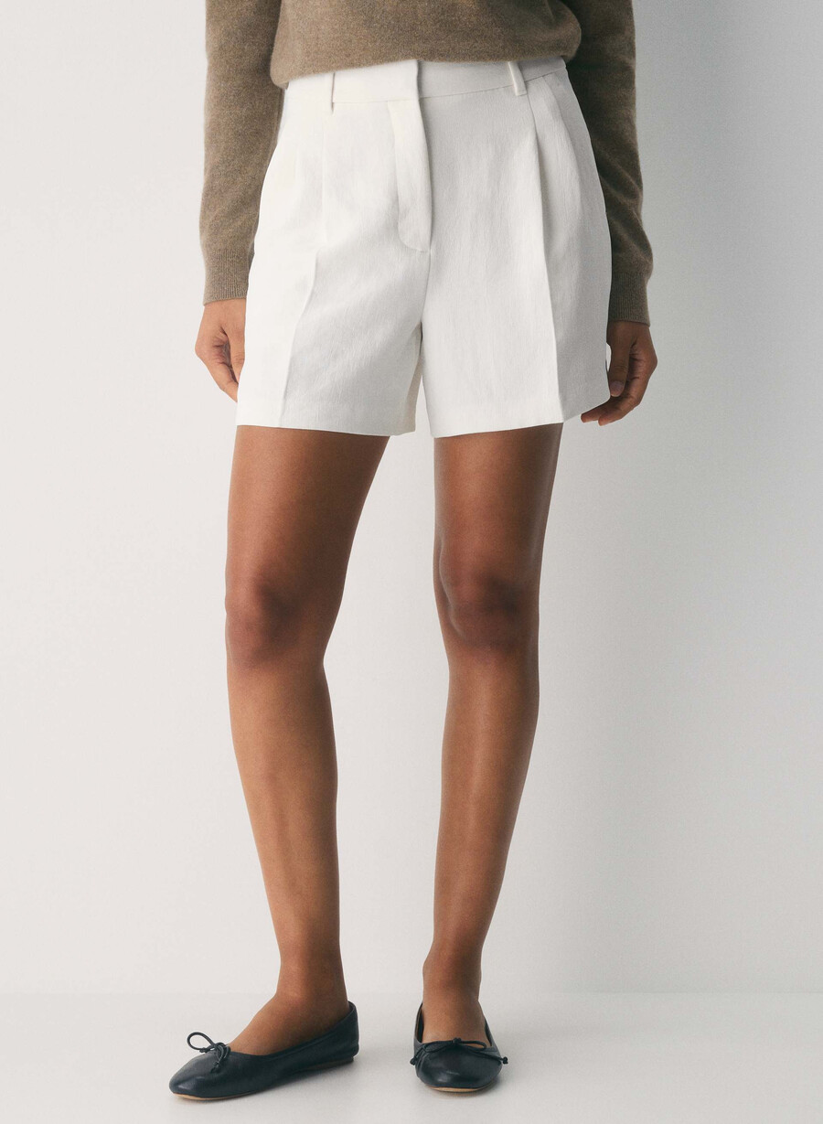the effortless short mid-thigh - crepette light birch