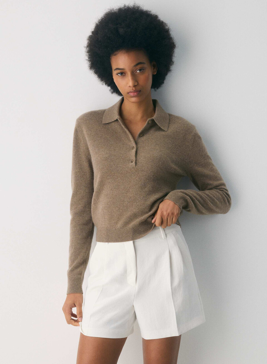 the effortless short mid-thigh - crepette light birch