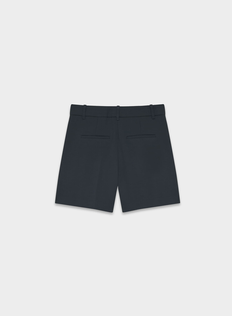 the effortless short mid-thigh - crepette dark night navy