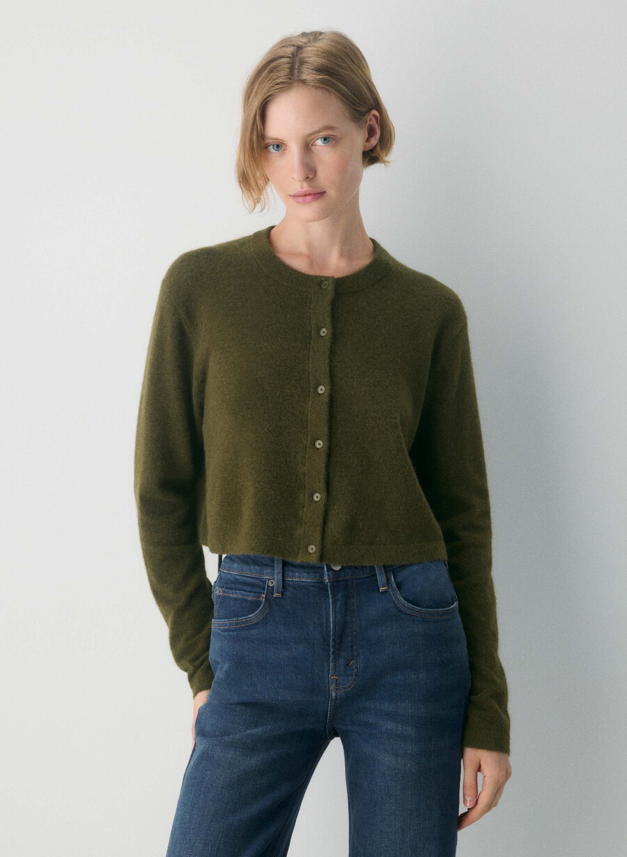 softspoke sicily cardigan private green