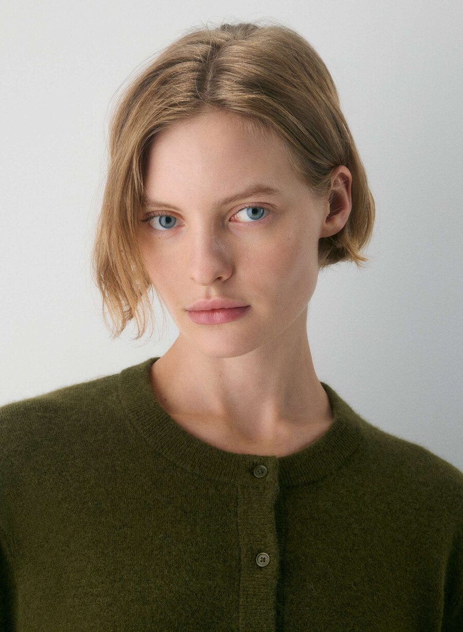 softspoke sicily cardigan private green