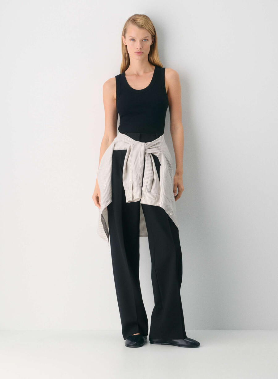 the effortless pant - ressential black