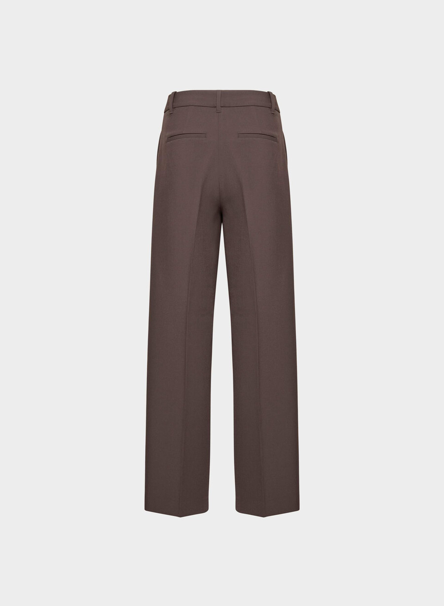 the effortless pant - ressential rich mocha brown