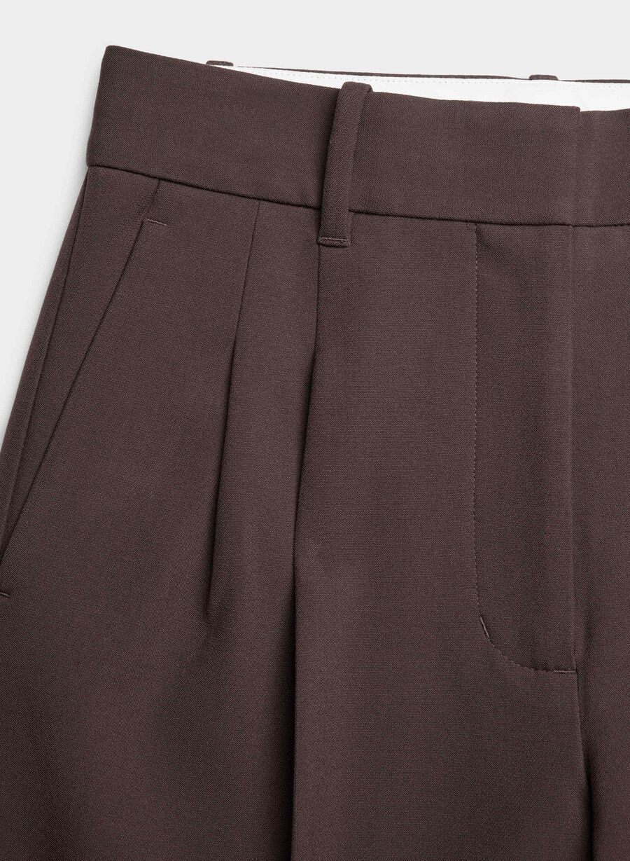 the effortless pant - ressential rich mocha brown
